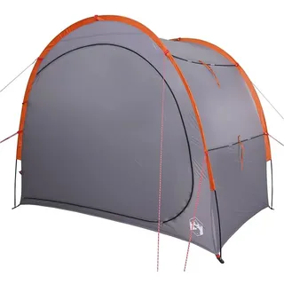 furnicato Faltzelt Beistellzelt Grau und Orange Wasserdicht, (1 tlg) grau
