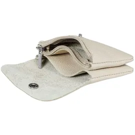CASPAR Kleiner Geldbeutel Damen Geldbörse beige