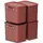 Rotho Stapelbox Maloja 40 x 23,5 x 34 cm 4-tlg. rot