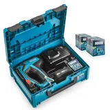 novus tools J-550 031-0375 Akkutacker Klammerntyp Typ 37, Typ 53 Klammernlänge 6 - 14 mm und Nägel 16 mm │ Kompatibel mit 18V Li-Ion CAS Akku │ Elektrischer Profi-Tacker für Holz