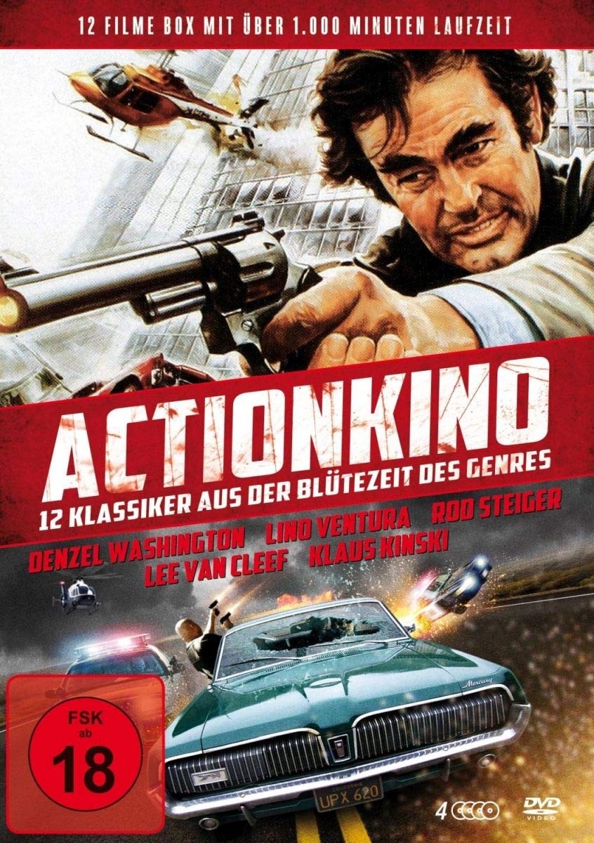 Actionkino - 12 Klassiker aus der Blütezeit des Genres [4 DVDs] (Neu differenzbesteuert)