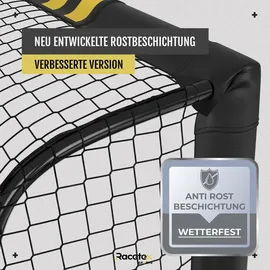Racetex Fußballtor Schwarz 180 x 120 cm