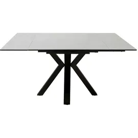 MCA Furniture MCA Pallini Auszugstisch 90-150 cm (Einzelstück), Keramik,Metall,Längsseitenauszug,ausziehbar,Tischplatte 13 mm, grau