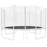 Jawinio Trampolin-Sprungtuch Schwarz 366 cm