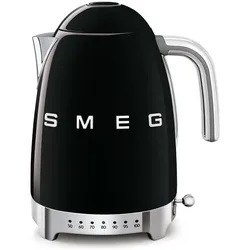 SMEG - Wasserkocher KLF04 (variable Temperatursteuerung), 1,7 l, schwarz