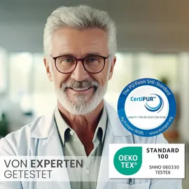 eloneo Komfortschaum Matratzen Topper 90 x 200 x 8 cm