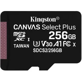 Kingston Canvas Select Plus microSD UHS-I U3 A1 V30 + SD-Adapter 256 GB