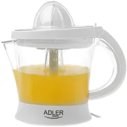 Adler AD 4014 elektrische Zitruspresse 1L Saftpresse Orangenpresse weiß