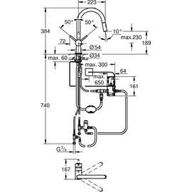 Grohe Minta Touch supersteel 31358DC2