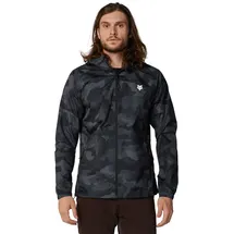Fox head camo windjacke schwarz - S