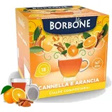 90 Kaffeepads Caffè Borbone Getränk Zimt & Orange Papierfilter 44 MM 3,5 G