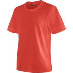 Funktionsshirt »Walter«, Herren T-Shirt, rundhals pique Outdoorshirt, schnelltrocknend, Gr. XXXL, feuerrot, , 53713122-XXXL