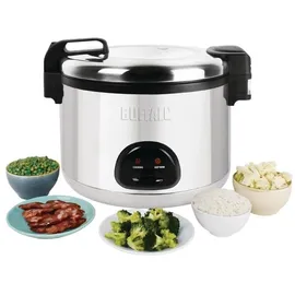 Buffalo extra großer Reiskocher 9L - Silber