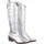 Ital-Design Cowboyboots Damen Silber 36