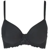 NINA VON C. "Millefleurs", Damen, Gr. 75, Cup D, schwarz, Obermaterial: 85% Polyamid, 15% Elasthan, unifarben, Basic, normal, BHs Bügel-BH, elastisch, feminin, bequem, atmungsaktiv, weich, mit Spitze, mit Bügel