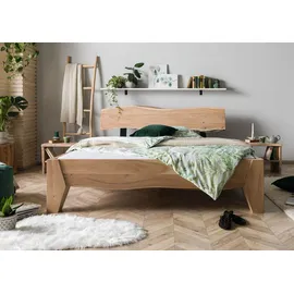 MASSIVMOEBEL24.DE Bett Akazie 180x200 Akazie natur lackiert PURE ACACIA 314
