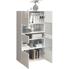 OTTO home Vitrine Egypt 80 x 0 x 160 cm Weiß