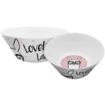 Geda Labels GEDALABELS Müslischale Lovely Lama 400ml