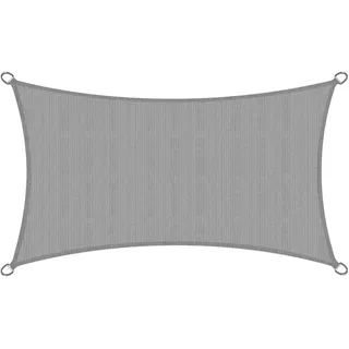 Sol Royal Sonnensegel rechteckig Grau HDPE