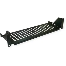 Value 26.99.0404 19" Fachboden, 2HE, max. 15 kg, schwarz