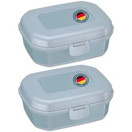Westmark Snack-Boxen blau 7,4 cm 0,935 l 2-teiliges Set