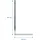 Dönges Winkelmesser mit Anschlag 800 x 430 mm