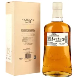 Highland Park 12 Years Old Single Malt Scotch 40% vol 0,7 l Geschenkbox