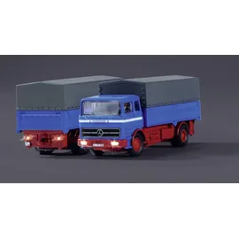 CARSON RC-Auto Mercedes-Benz 1620 Plane mit Anhänger 2,40GHz RTR blau