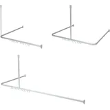 Sealskin Duschvorhangschienen-Set Easy-Roll Matt Aluminium