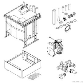Bosch Thermotechnik Podest weiß 8738210618