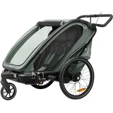 hauck Bike N Walk Duo Fahrradanhänger grün 2023
