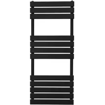 MonsterShop Flachheizkörper 1200 x 450 mm Handtuchwärmer 1200 W schwarz