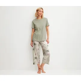 CALIDA Leaf Dreams Pyjama Grün S