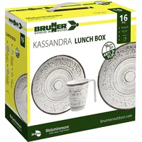 Brunner Campinggeschirr Set 16-tlg. für 4 Personen