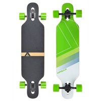 Apollo Longboard Bikini, Komplettboard, Twin-Tip Drop-Through Freeride Cruiser Board