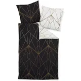 JANINE J.D. 87054 bronzebraun/schwarz 135 x 200 cm + 80 x 80 cm