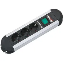 Bachmann Steckdosenleiste 1,75 m Schwarz 3 St.