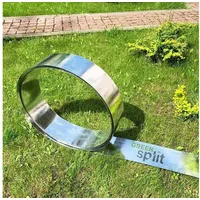 Green Split Rasenkantenband Metall Alu/Zink 20 cm x 10 Meter Rasenkanten Beeteinfassung Beetumrandung Beetbegrenzungen