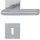 HOPPE Rosettengarnitur Gehrung Schwarz E1400Z/848N/848NS