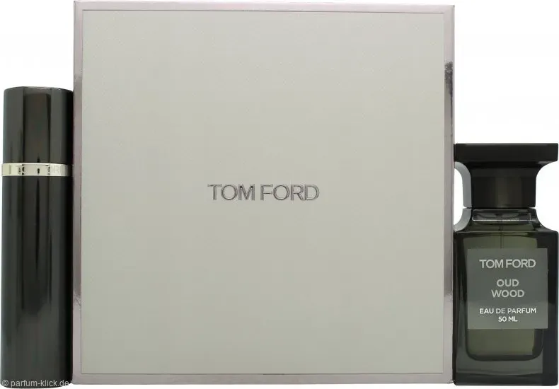 Tom Ford Private Blend Oud Wood Geschenkset 50 ml EDP + 10 ml Reise-Spray