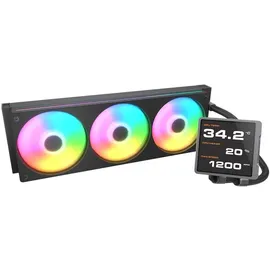 Cougar CPU Wasserkühlung Poseidon Vistek Pro 360, ARGB, Schwarz