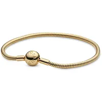 Pandora Schlangen-Gliederarmband goldfarben 568748C00 Größe 19 cm