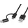 Roline USB-A auf Micro USB 2.0 1 m Schwarz