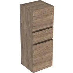 Hochschrank Geberit Renova Plan, 1050 mm Höhe (Ausführung: Oberfläche: foliert. Farbe: nussbaum hickory strukturiert)