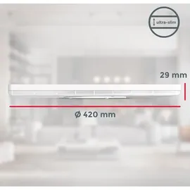 B.K.Licht LED Panel mit LED backlight, weiß,1xLED/22W