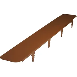 Bellissa Rasenkante Corten für Mähroboter, 2er-Set, Braun