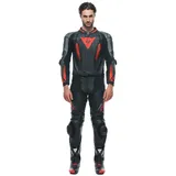 Dainese Laguna Seca 5 Lederkombi - Black / Anthracite / Fluo Red - 48