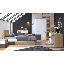 wójcik Twenty 90 x 200 cm Braun/Weiß