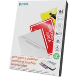 Pavo - Laminierfolien A4 2x175 mic, 100 Stück - Glänzend