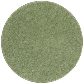 Snapstyle Hochflor-Teppich Luxus Hochflor Langflor Teppich Milano Rund, Rund, Höhe: 43 mm grün 100 cm x 100 cm x 43 mm